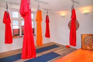 der Raum für Yoga und Aerial Yoga