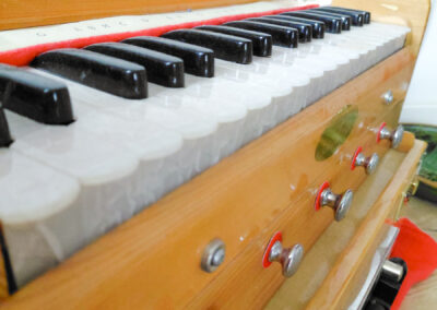 Harmonium Detailansicht